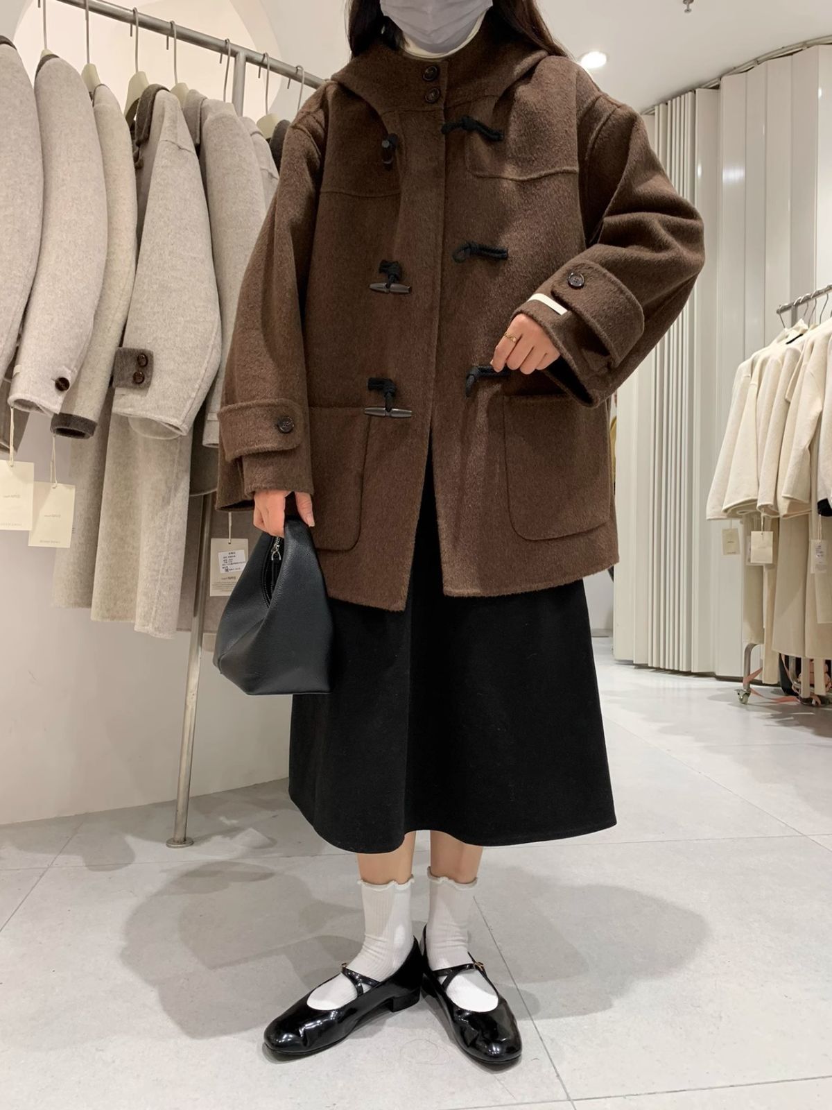 ロンドントラディクション ダッフルコート ボルドー セール】LONDON TRADITION M11 レディース ロングダッフルコート