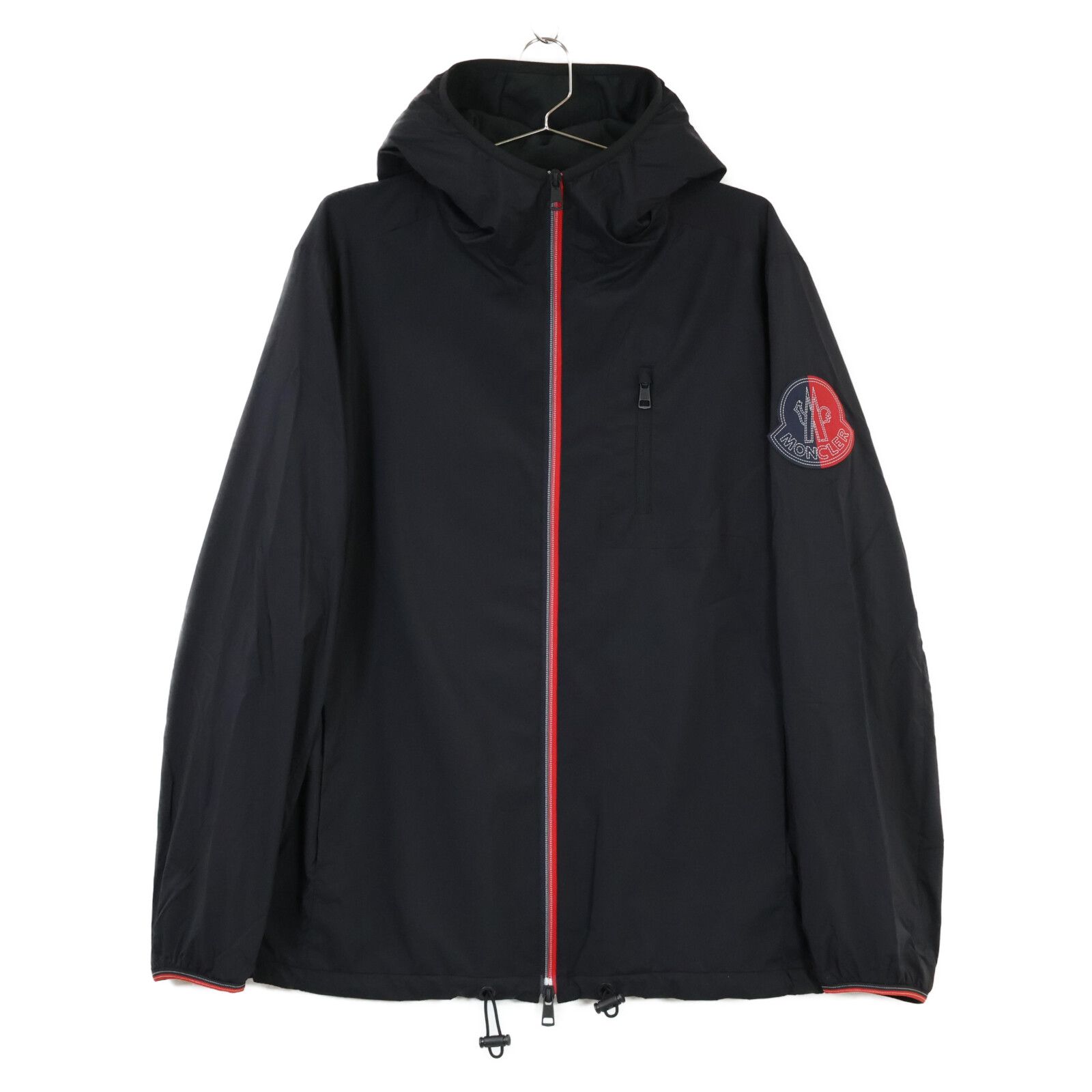 【5月18日まで】MONCLER モンクレール　スウェット&ナイロンパーカー MONCLER モンクレール ﾌﾞﾗｯｸ 21年製 AMASTAN ﾅｲﾛﾝﾊﾟｰｶｰ 1 - メルカリ
