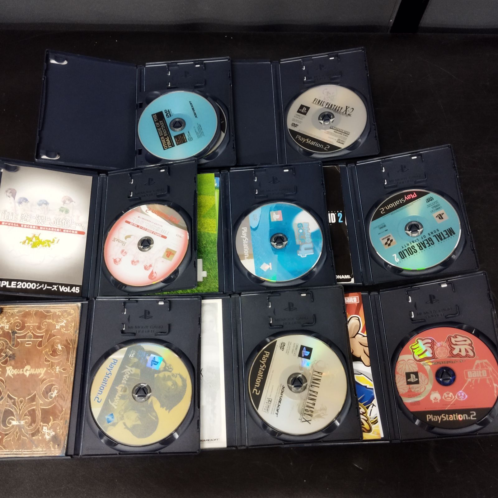 D15685】SONY ソニープレステ2 ps2プレイステーション2ソフト8本