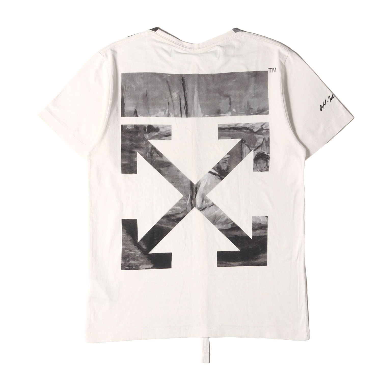 OFF-WHITE オフホワイト Tシャツ サイズ:M / 絵画 グラフィック クルー