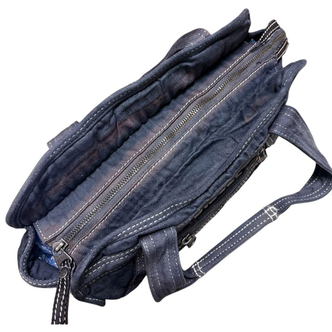 DIESEL ディーゼル アーカイブ メタルロゴ ミニボストンバッグ y2k