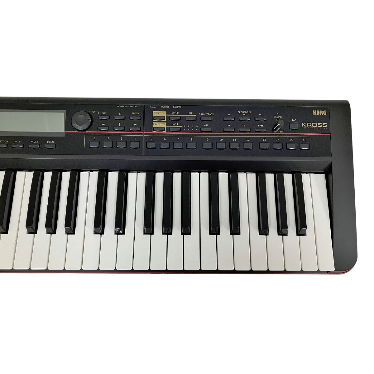 KORG KROSS-61 シンセサイザー キーボード ペダル付き 楽器 コルグ 中古 O9497758 - メルカリ