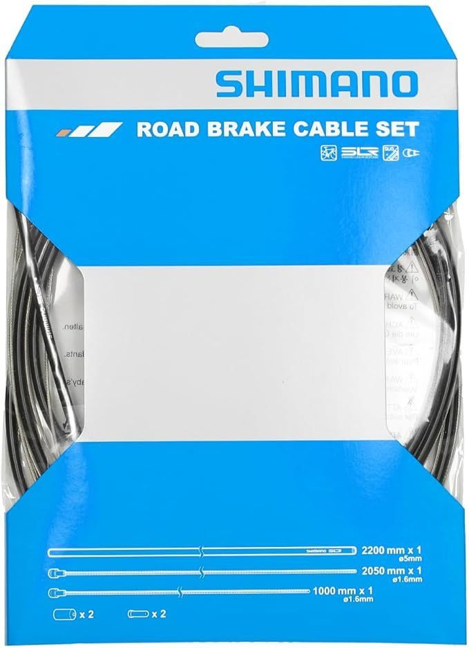 シマノ(SHIMANO) リペアパーツ ブレーキケーブルセット ステンレス ROAD ブラック Y80098019