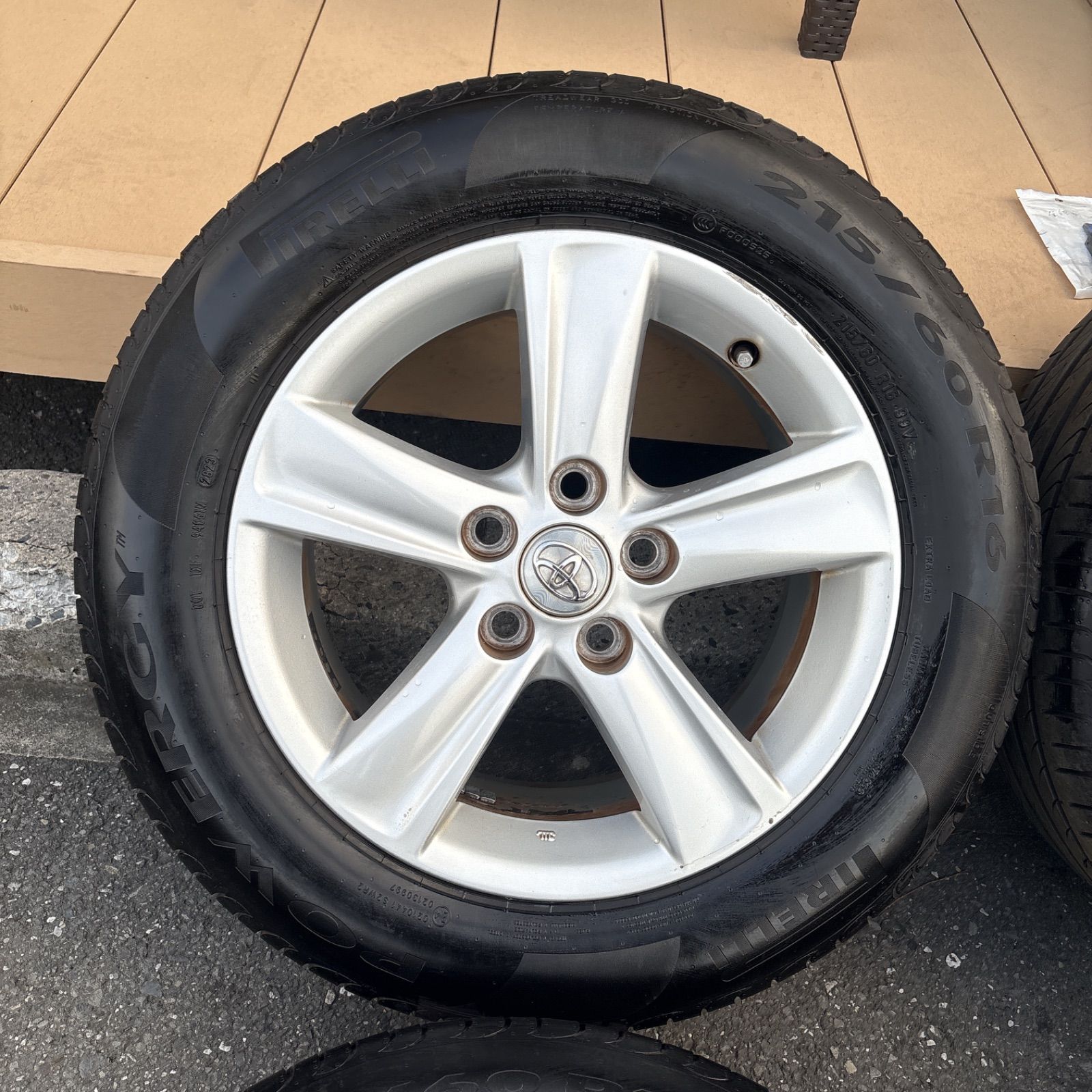 最終値下げ トヨタ 130系 マークX 純正ホイール 215/60R16 - メルカリ