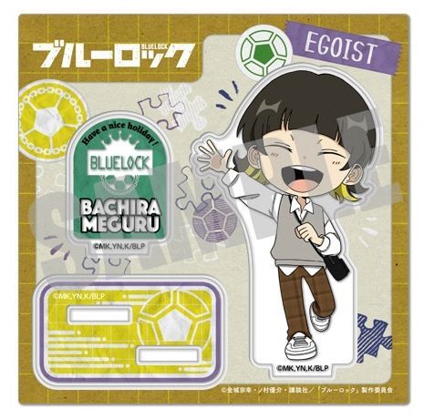 ブルーロック(BLUELOCK)　アクリルスタンド　HOLIDAY ver.　4種　潔世一・蜂楽廻・凪誠士郎・千切豹馬