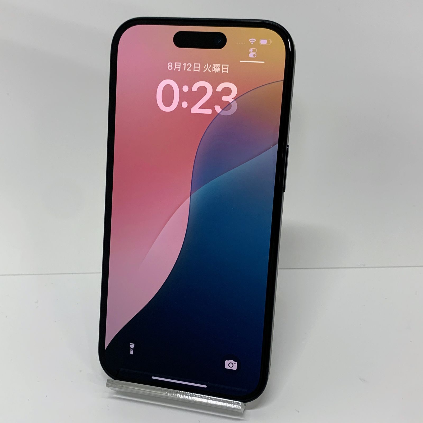 iPhone15 128GB ブラック A3089 Softbank SIMロック解除済み 100