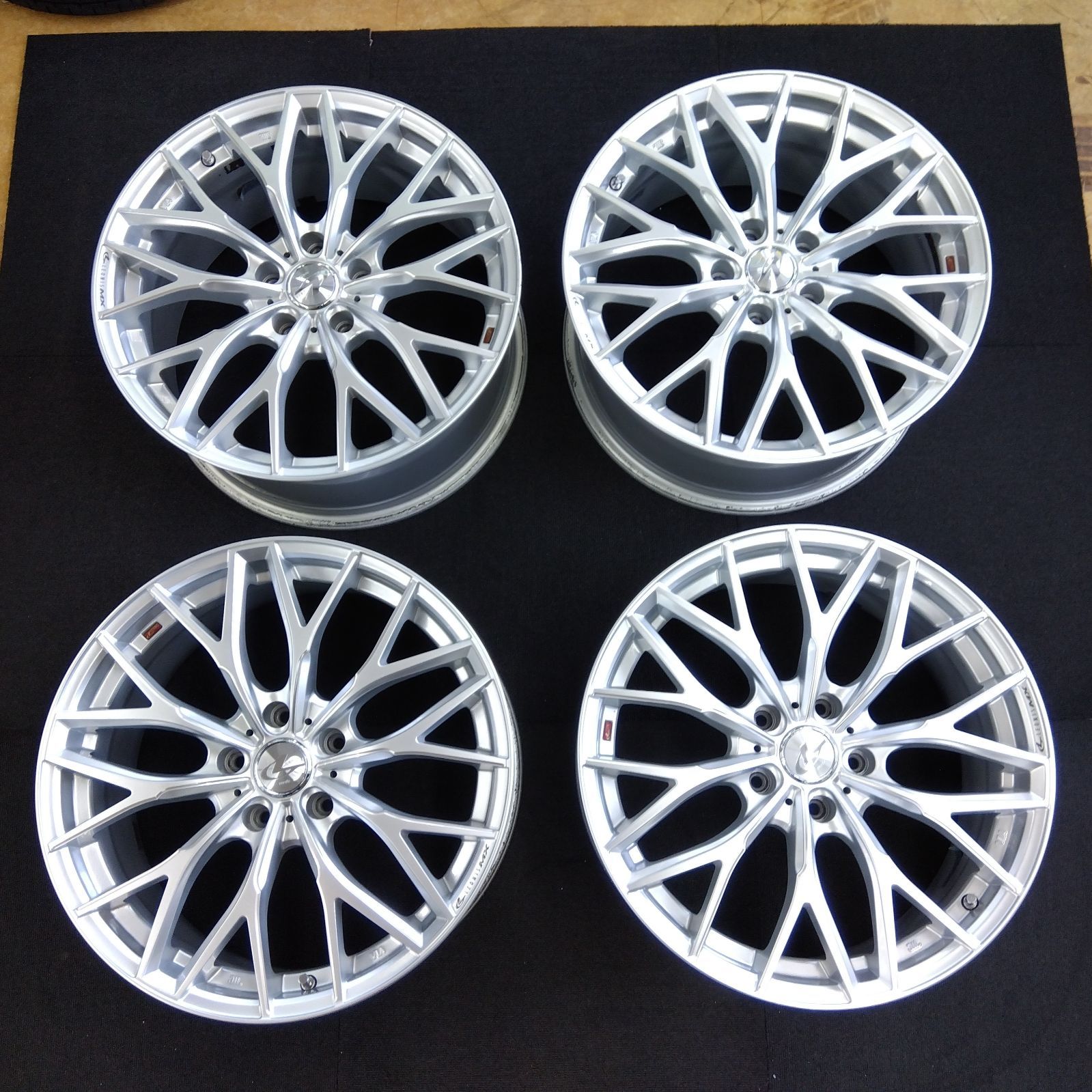 weds LEONIS MX 18インチ ホイールセット 中古