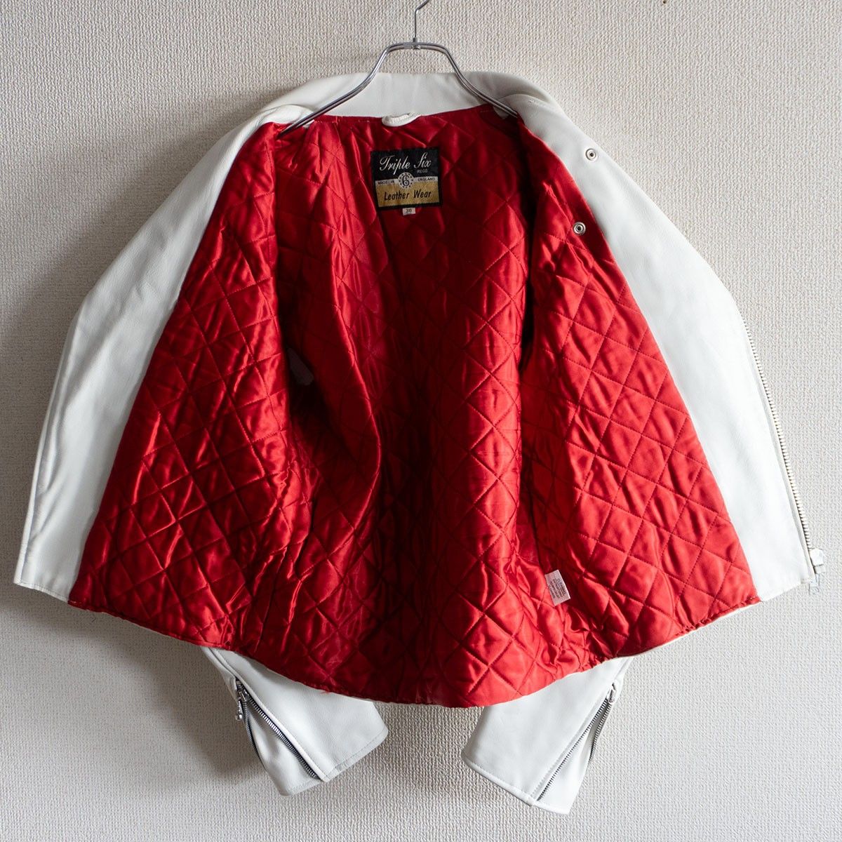 雰囲気抜群】666 triple six【UK サイドベルト ダブルライダース  