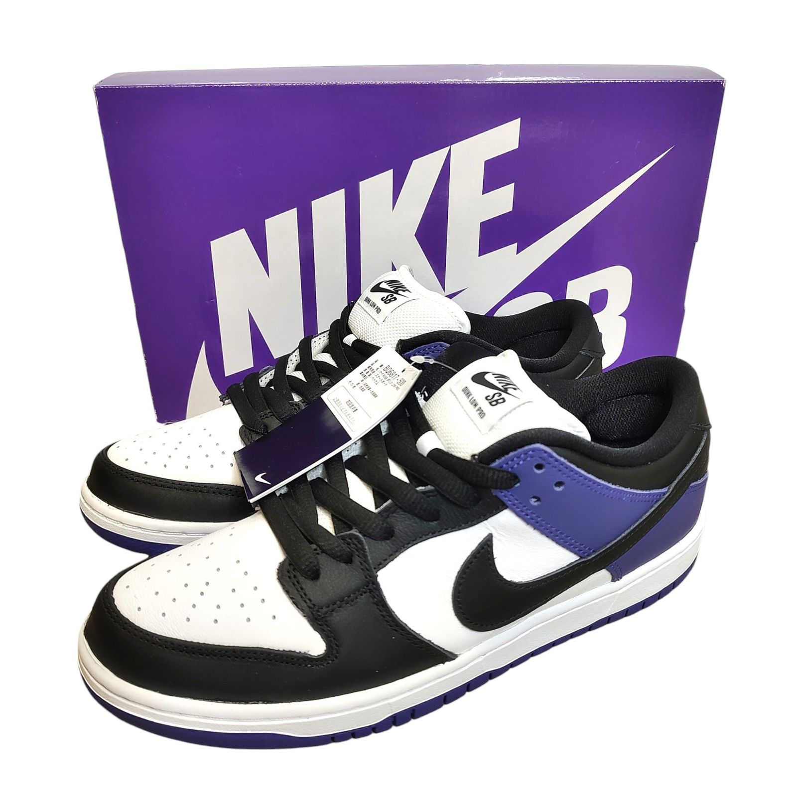 NIKE ナイキ SB Dunk Low Pro Court Purple スニーカー BQ6817 500 27 