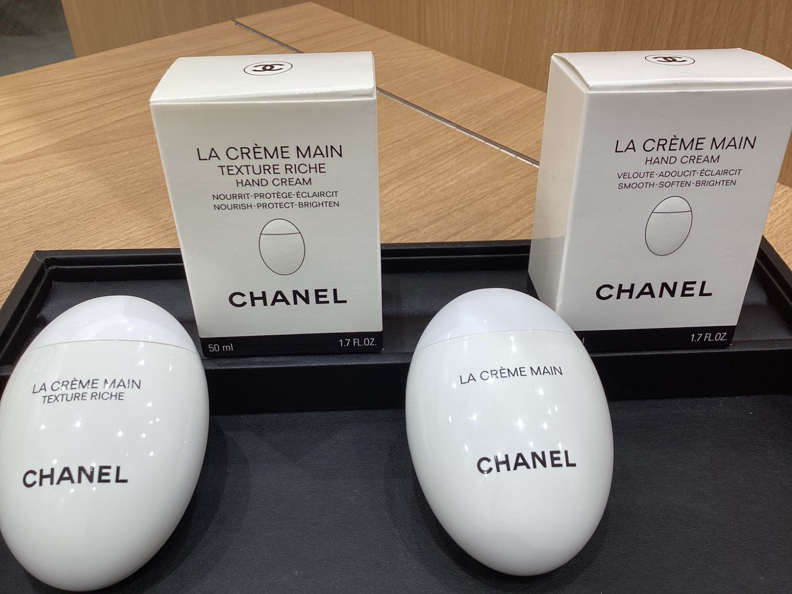 KA649 CHANEL ラクレームマン　ラクレームマンリッシュ　2個セット　ハンドクリーム