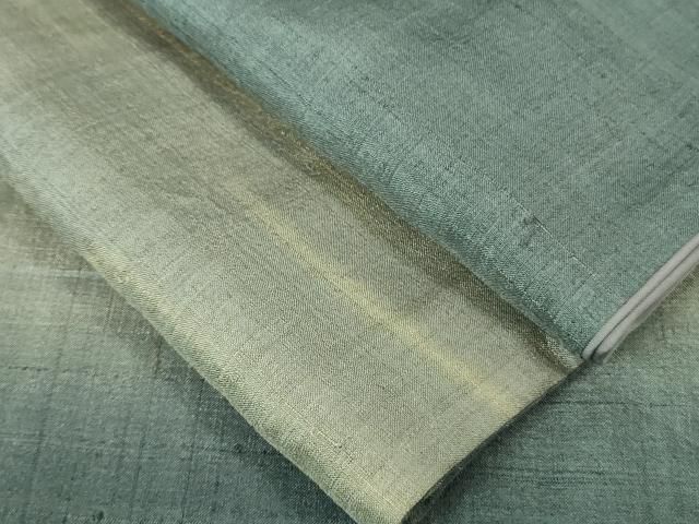 平和屋着物□極上 インド・アッサム 野蚕糸 手織 ムガシルク 訪問着 エ