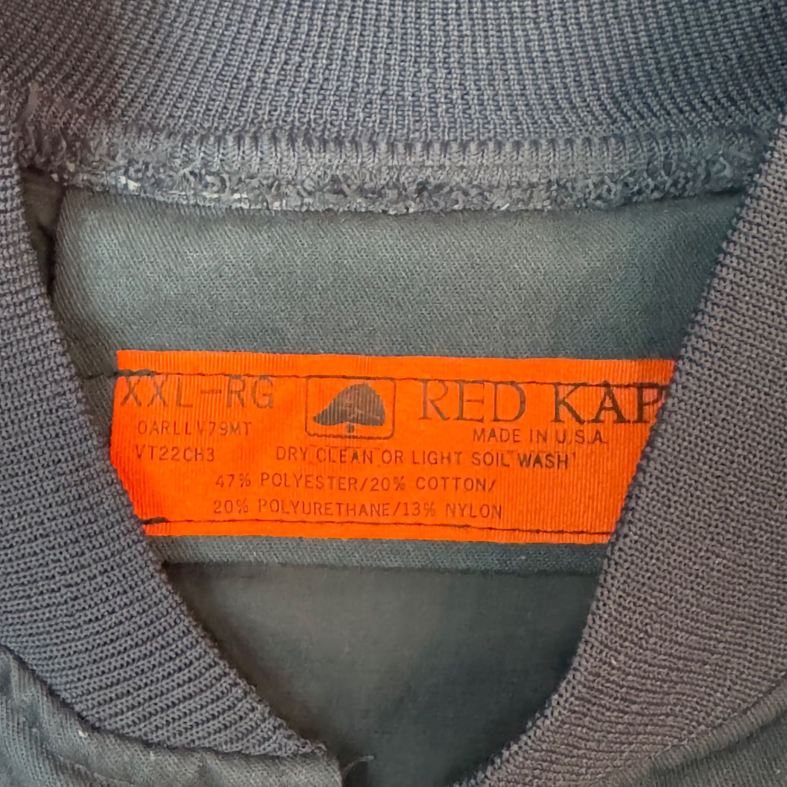 激レア‼️USA製‼️美品‼️RED KAP ワークベスト　タロンジップ RED KAP（レッドキャップ） 古着 90's/90年代 RED KAP USA製 ベスト