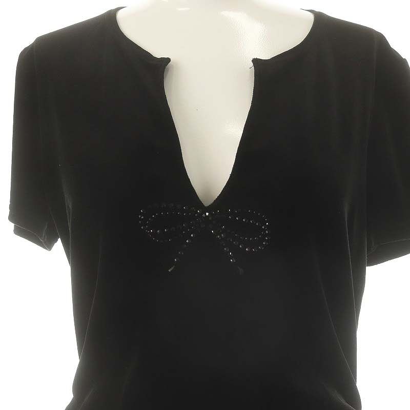 フォクシーニューヨーク FOXEY NEW YORK ベロアカットソー 半袖 