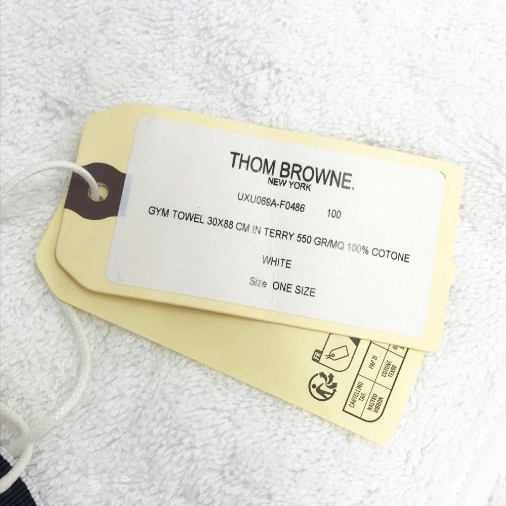 THOM BROWNE トム ブラウン タオル ホワイト系 ONE [240101447427