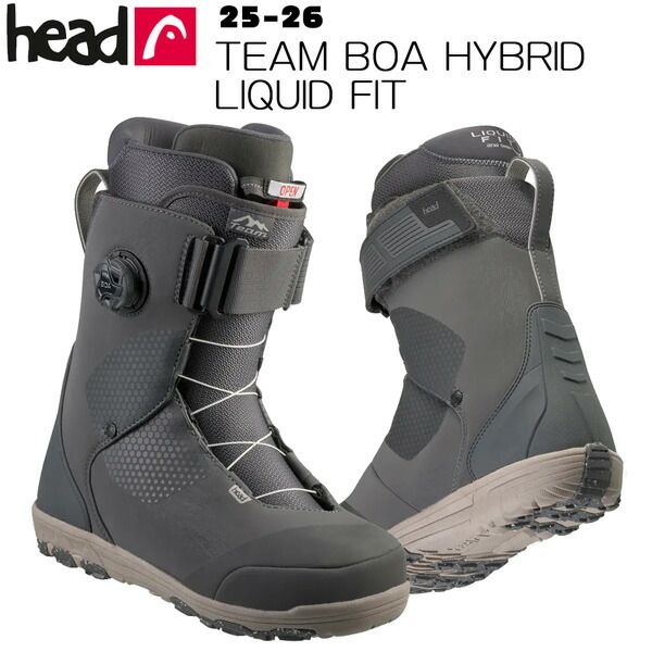 25-26 ヘッド チームボアハイブリッドリキッドフィット HEAD TEAM BOA HYBRID LF スノーボード 靴 25-26-BT-HED