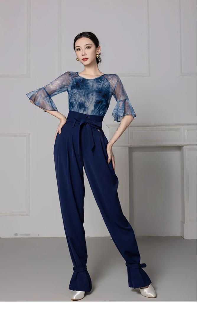 シンプル練習着 絞れる裾のパンツ