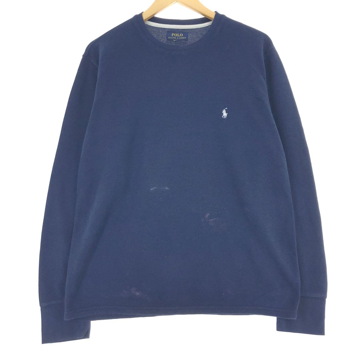 古着 ラルフローレン Ralph Lauren POLO RALPH LAUREN サーマルロンT ワッフル メンズM相当/eaa485255