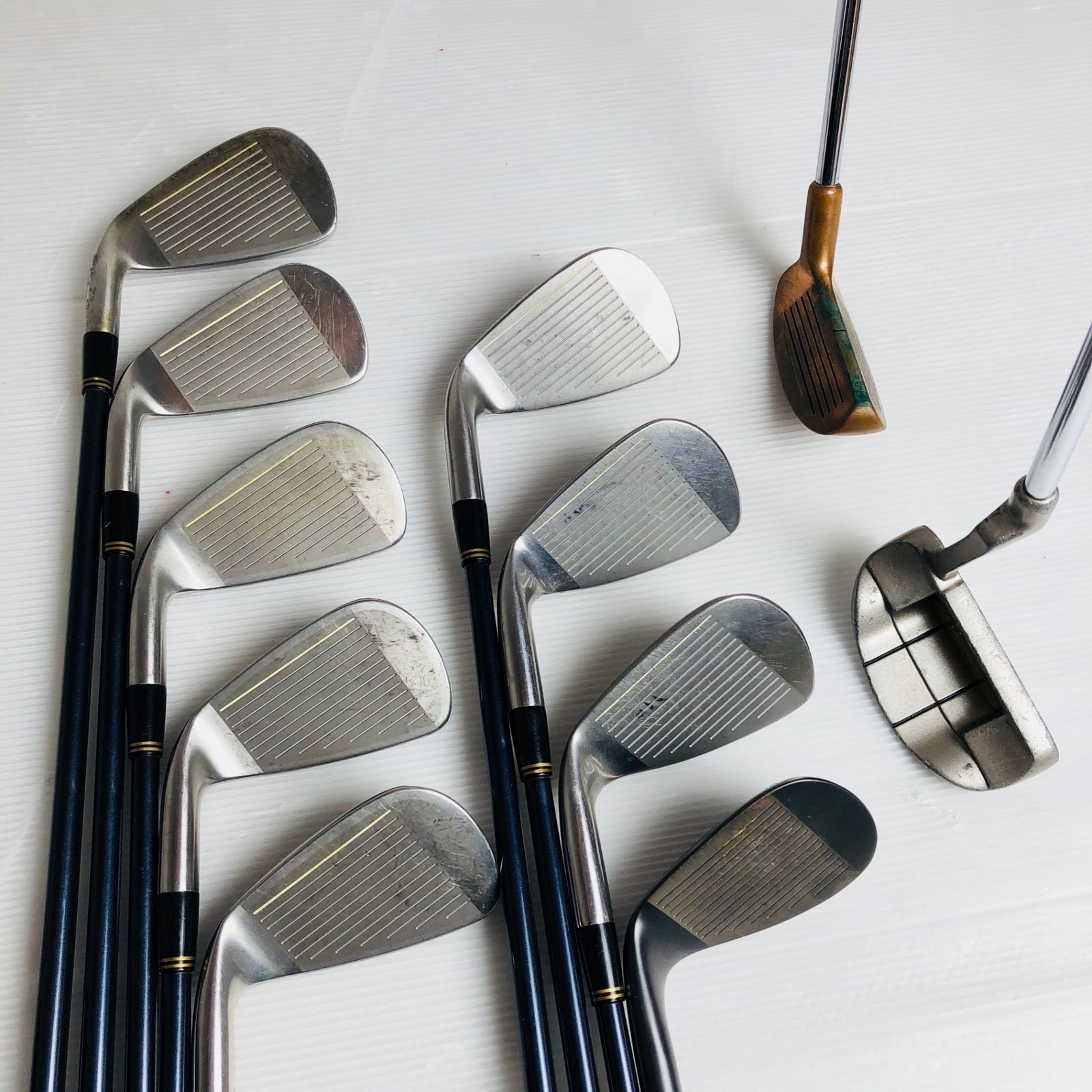 左/レフティ】左利きゴルフセット/SPALDING他クラブ7本バック付