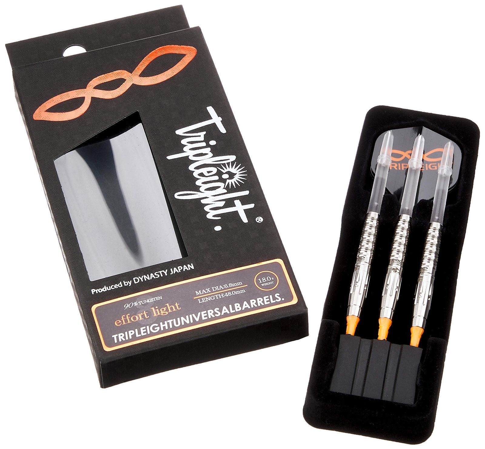大和久明彦 モデル 2BA ライト 全長 48.0mm エフォール バレル 01-98-003 ソフトダーツ TRIPLEIGHT