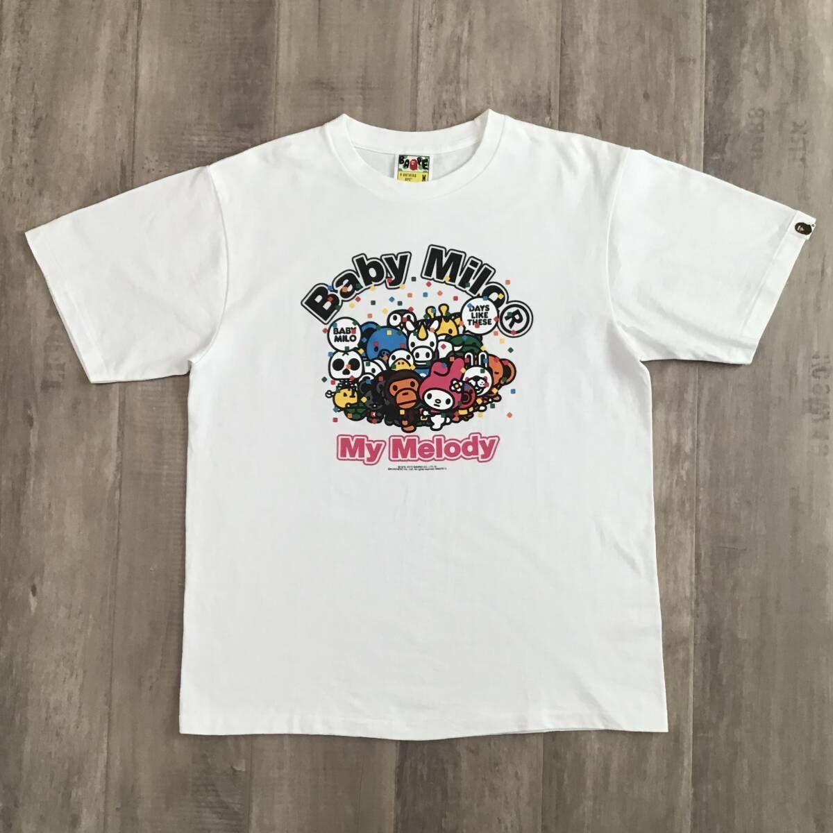 ☆A BATHING APE/アベイシングエイプ×サンリオ マイロ×ハローキティ T 