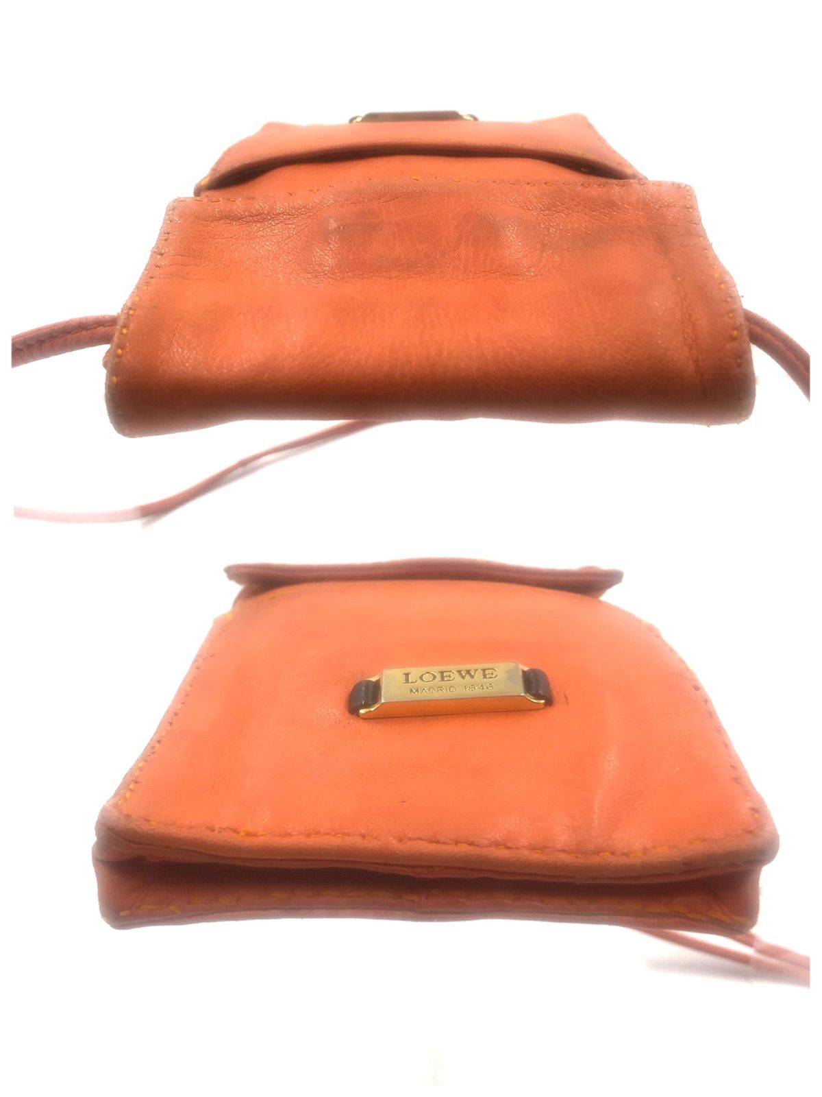LOEWE ロエベ アナグラム型押し ポシェット ショルダーバッグ