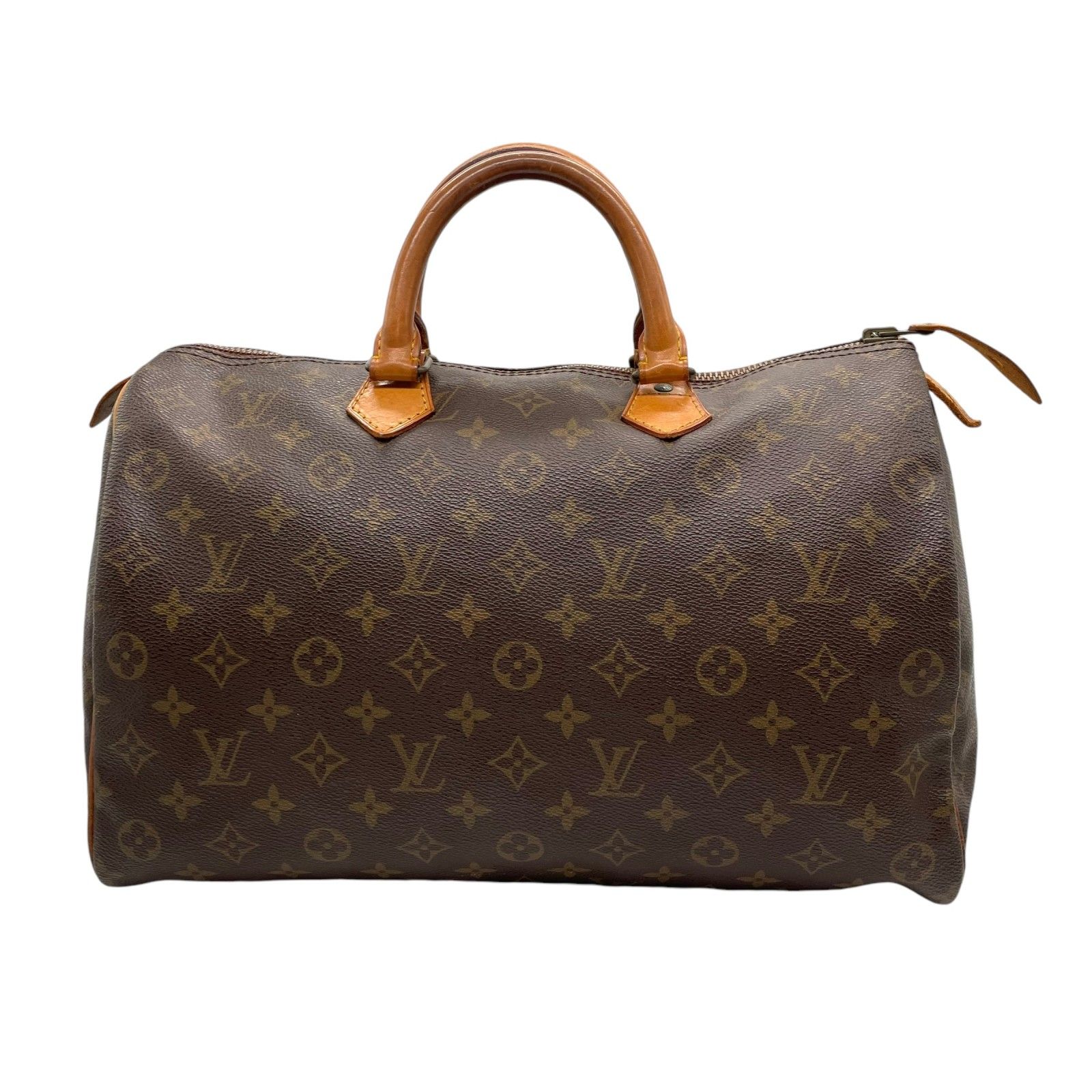 LOUIS VUITTON ミニボストンバッグ ハンドバッグ ブラウン モノグラム M41524 スピーディ 35 フランス製 - メルカリ