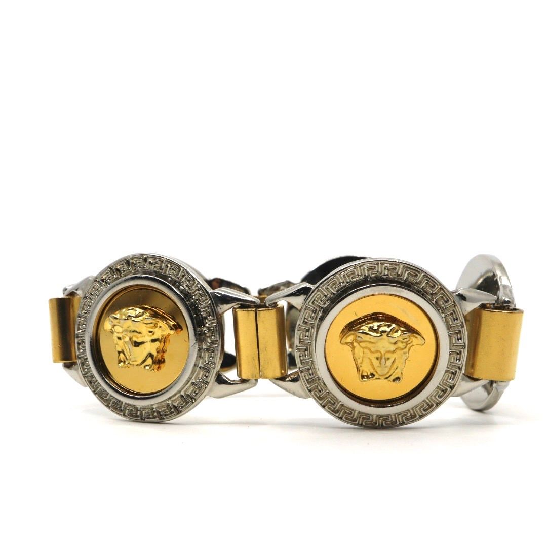 ジャンニ ヴェルサーチ メデューサ ブレスレット　シルバー　versace ジャンニ ヴェルサーチ ブレスレット バングル メデューサ チェーン