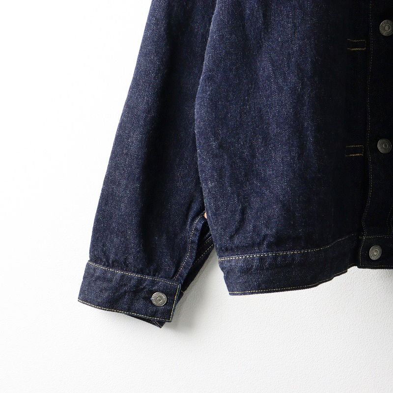 美品 リノ LENO BRENDA BIG TRUCKER JACKET 1st T BACK デニム