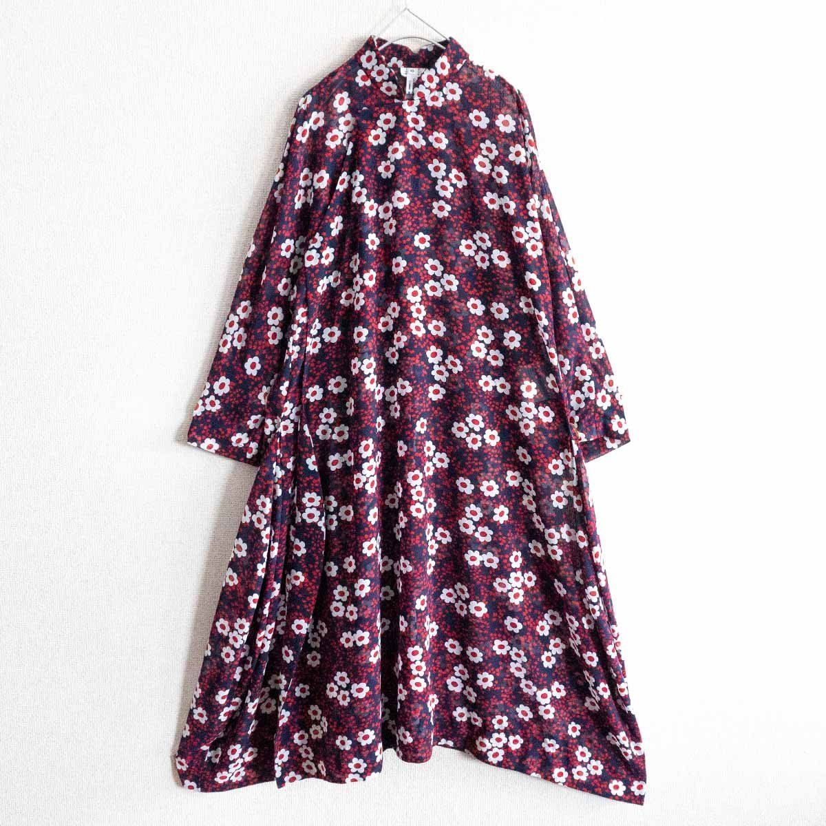 極美品】COMME des GARCONS 【 2022SS/花柄 チャイナワンピース