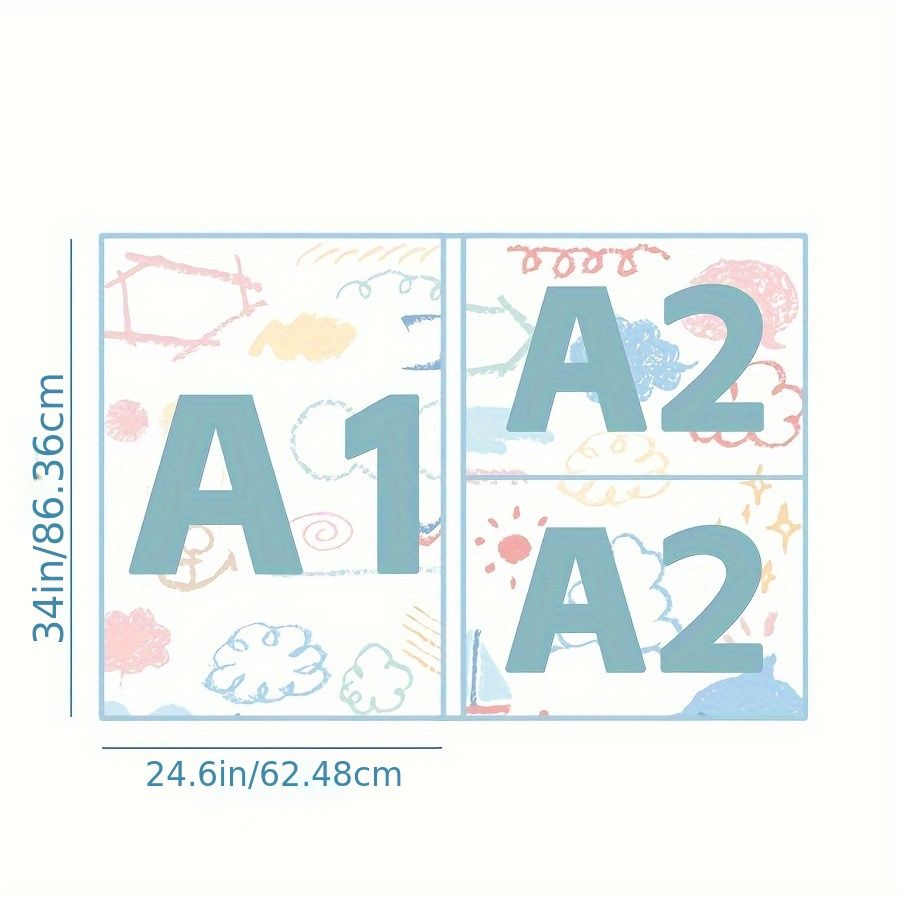 PP材機場アートフォルダの13個場に26個覧きみいてアルテスットの証細の存健 A1別A2別の尺をフィット