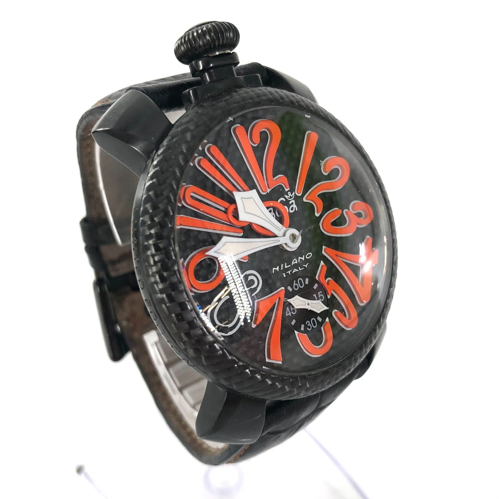 GaGa MILANO ガガミラノ マヌアーレ48 5016.1 手巻き 稼働品 革 500本 