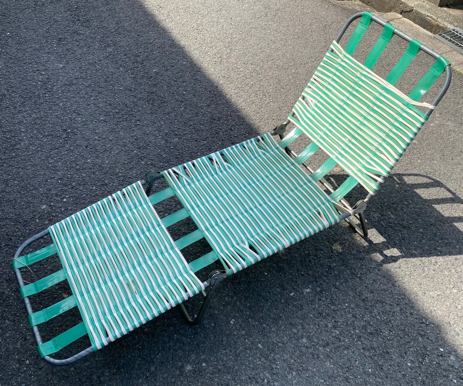 2275 地域限定送料無料‼︎昭和レトロ⭐️サマーベッド ビーチベッド