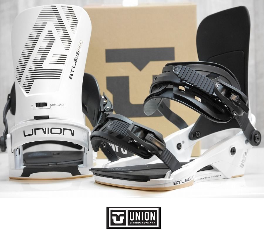 26 UNION ATLAS PRO - METALLIC WHITE - Mサイズ 正規品 保証付 スノーボード バインディング