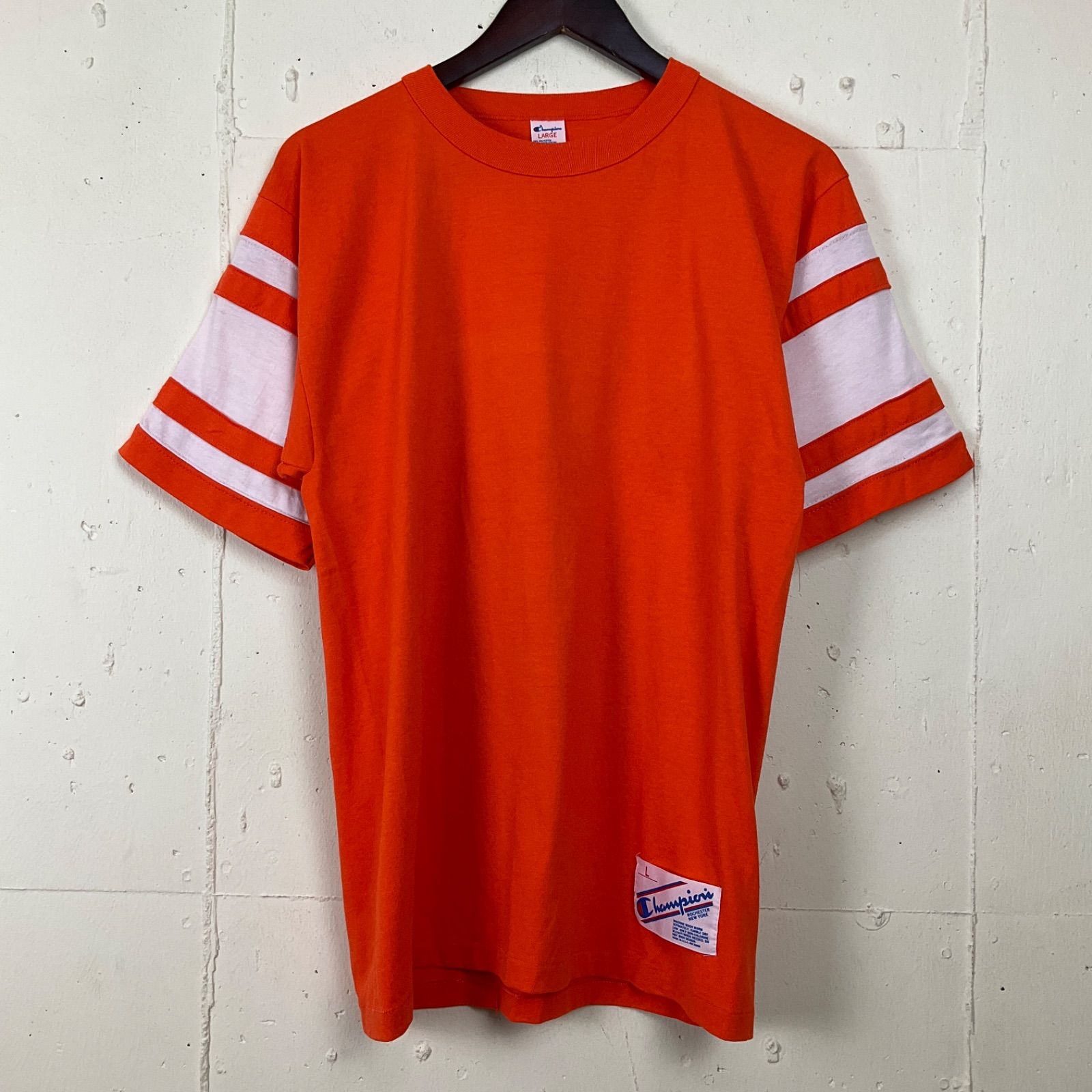 USA製 80年代 80s チャンピオン Champion フットボール Tシャツ 古着 