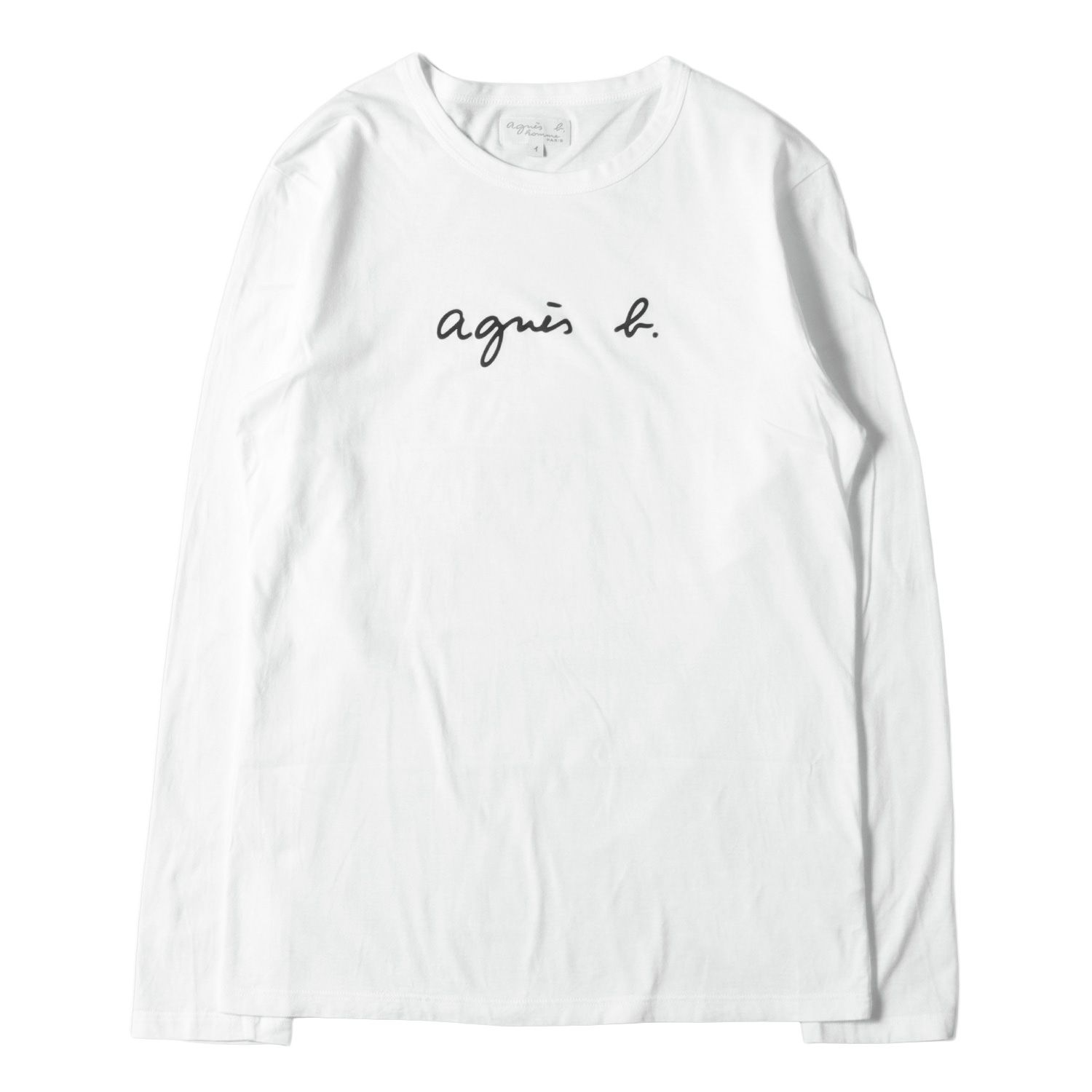 agnes b. アニエスベー Tシャツ サイズ:1 20SS ロゴ プリント