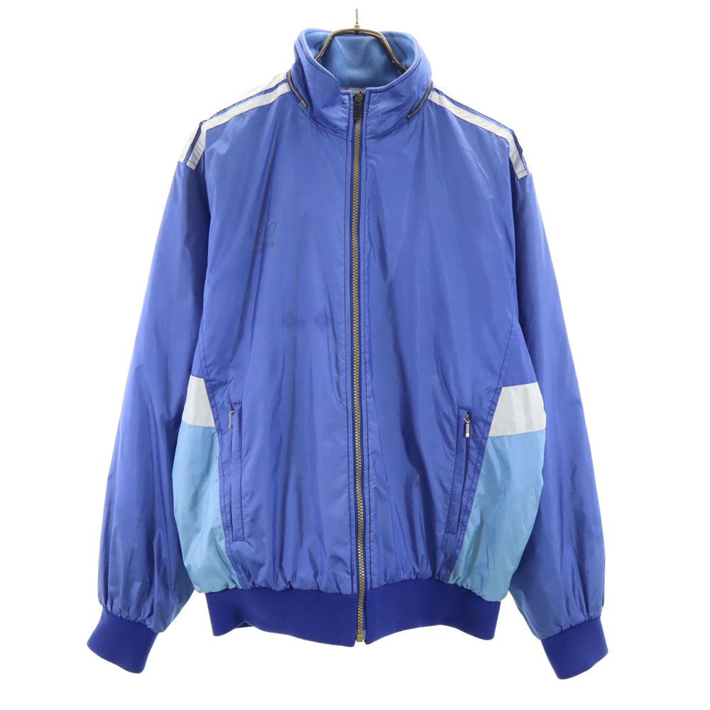 アディダス 80s デサント製 ヴィンテージ 中綿ジャケット O 青紫系 adidas メンズ