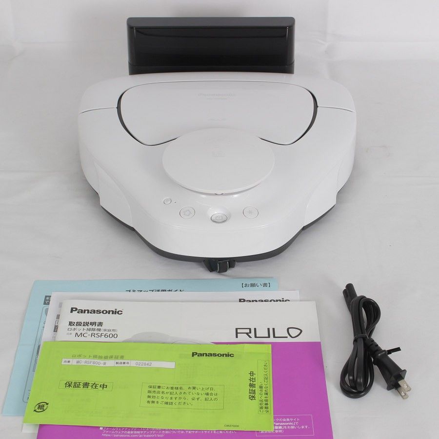 パナソニック ルーロ MC-RSF600-W ホワイト ロボット掃除機 Panasonic RULO 本体 - メルカリ