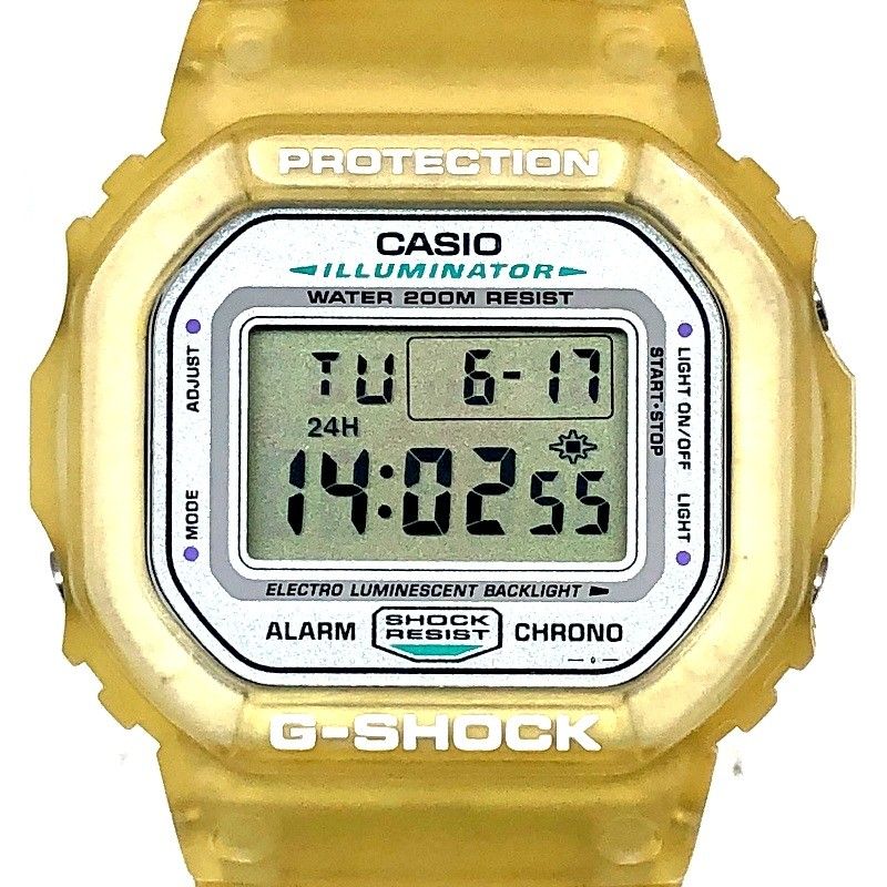G-SHOCK ジーショック DW-5600SG-7VT GLIDE HAWAII グライド ハワイ ホワイトスケルトン スピード 1996年12月発売