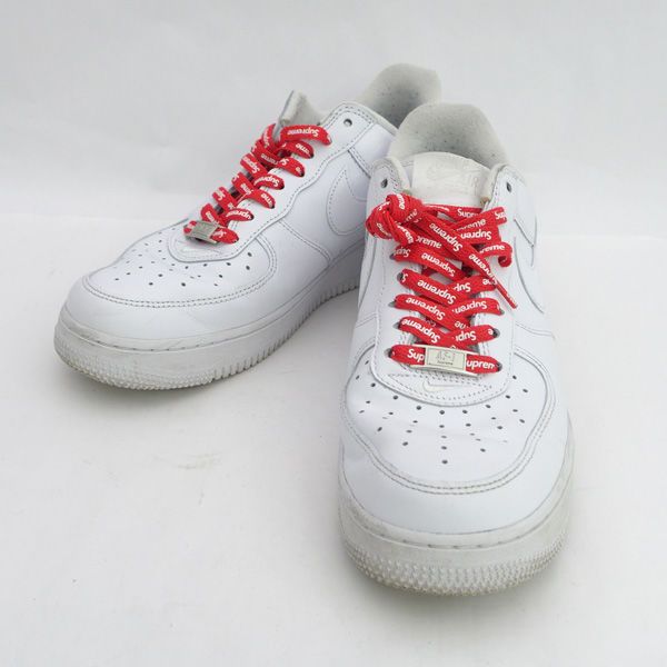 Supreme × NIKE ◇Air Force 1 Low/エアフォース1 ロー/ホワイト