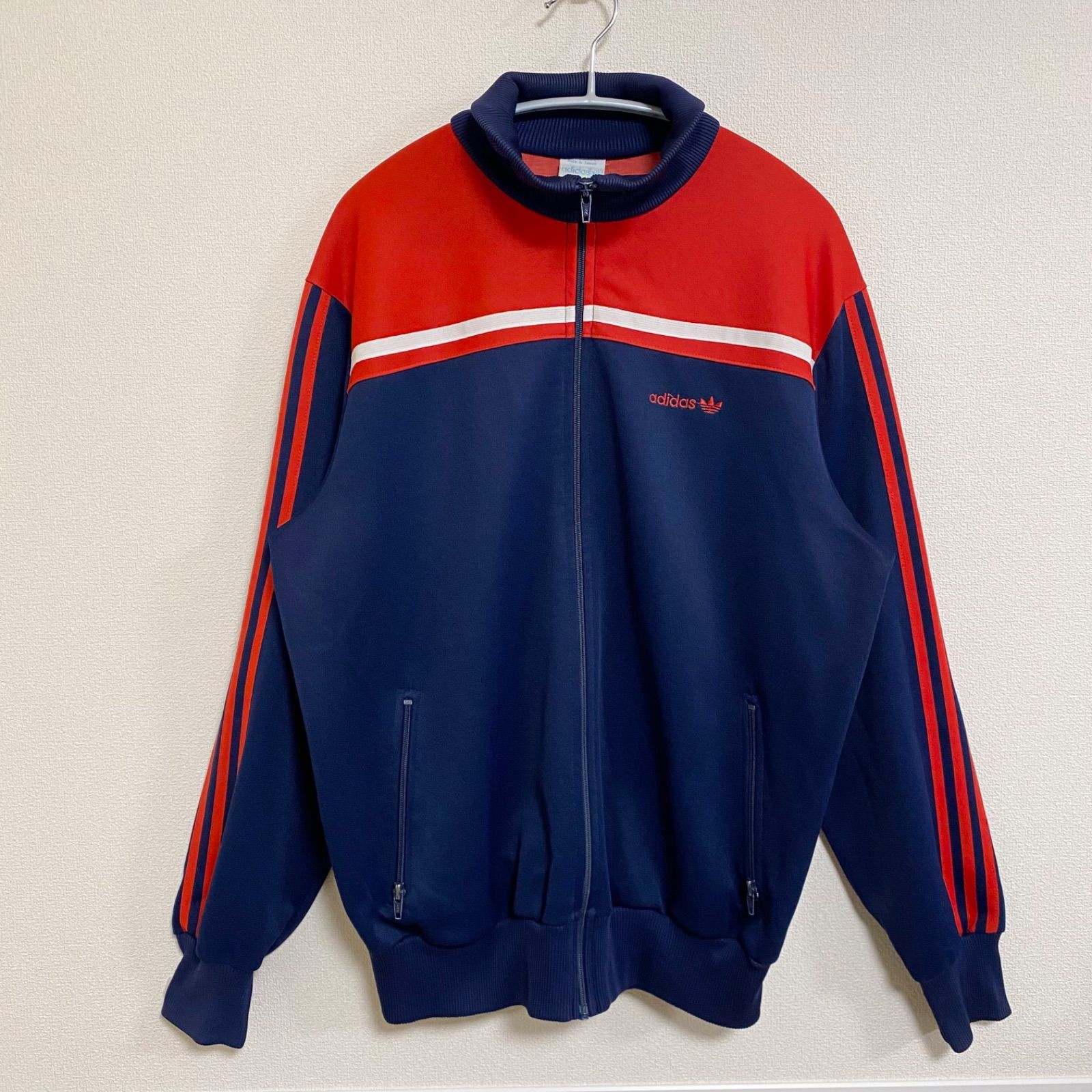 80s adidas アディダス Made in Taiwan トラックジャケット ジャージ 