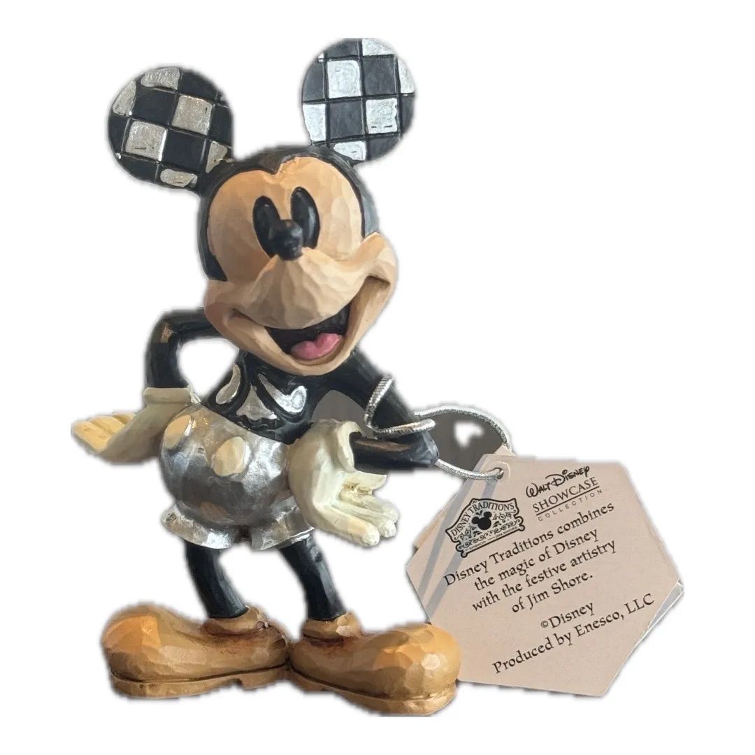 独特の素材 ☆ フィギュア ミニ ミッキー Traditions Disney 100周年記念 ミッキーマウス