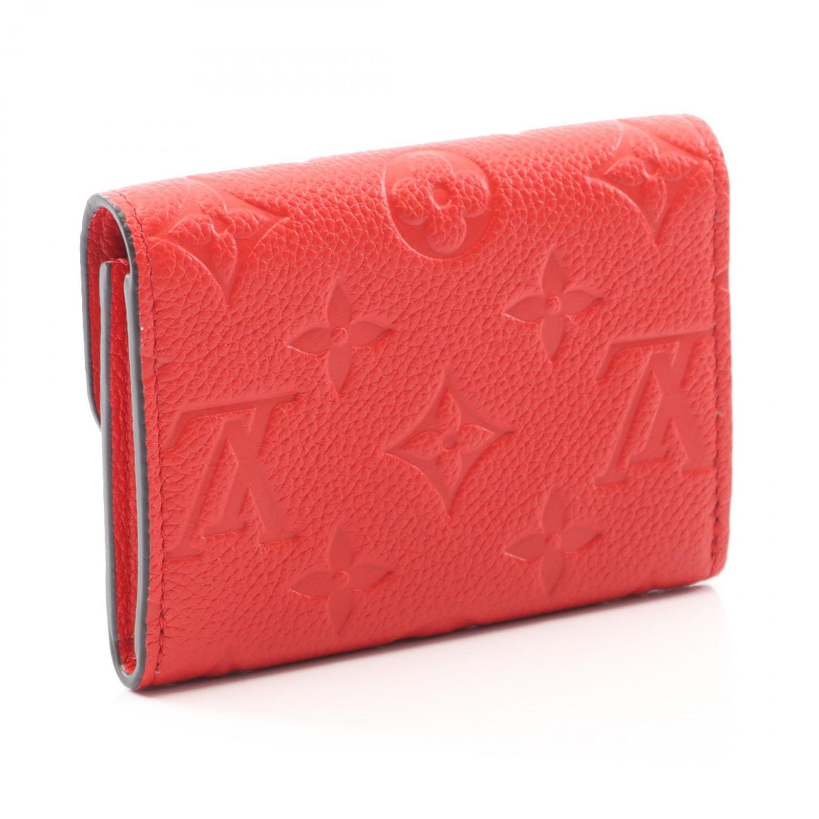 ルイ ヴィトン LOUIS VUITTON コインケース ポルトモネ ロザリ M25811 ルイレッド レザー ポルトモネ ロザリ レディース Used A