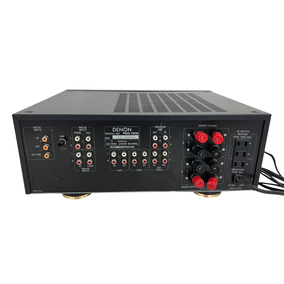 DENON デノン PMA-780D プリメインアンプ アンプ 音響機器 音響