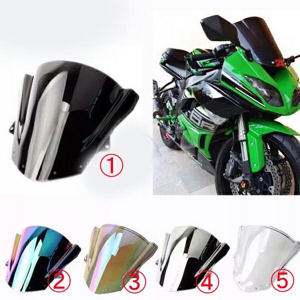車 カワサキ ウインドスクリーン タブルバブル 風防 Kawasaki ZX6R