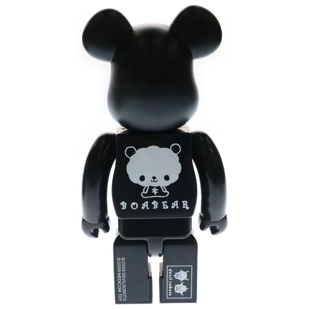MEDICOM TOY - MEDICOM TOY メディコムトイ BE@RBRICK BOABEAR 400% ベアブリック ボアベア デビルロボッツ 1/6計画限定 フィギュア 人形 ブラック/ホワイト MEDICOM TOY (メディコムトイ) BE@RBRICK BOABEAR 400% ベア