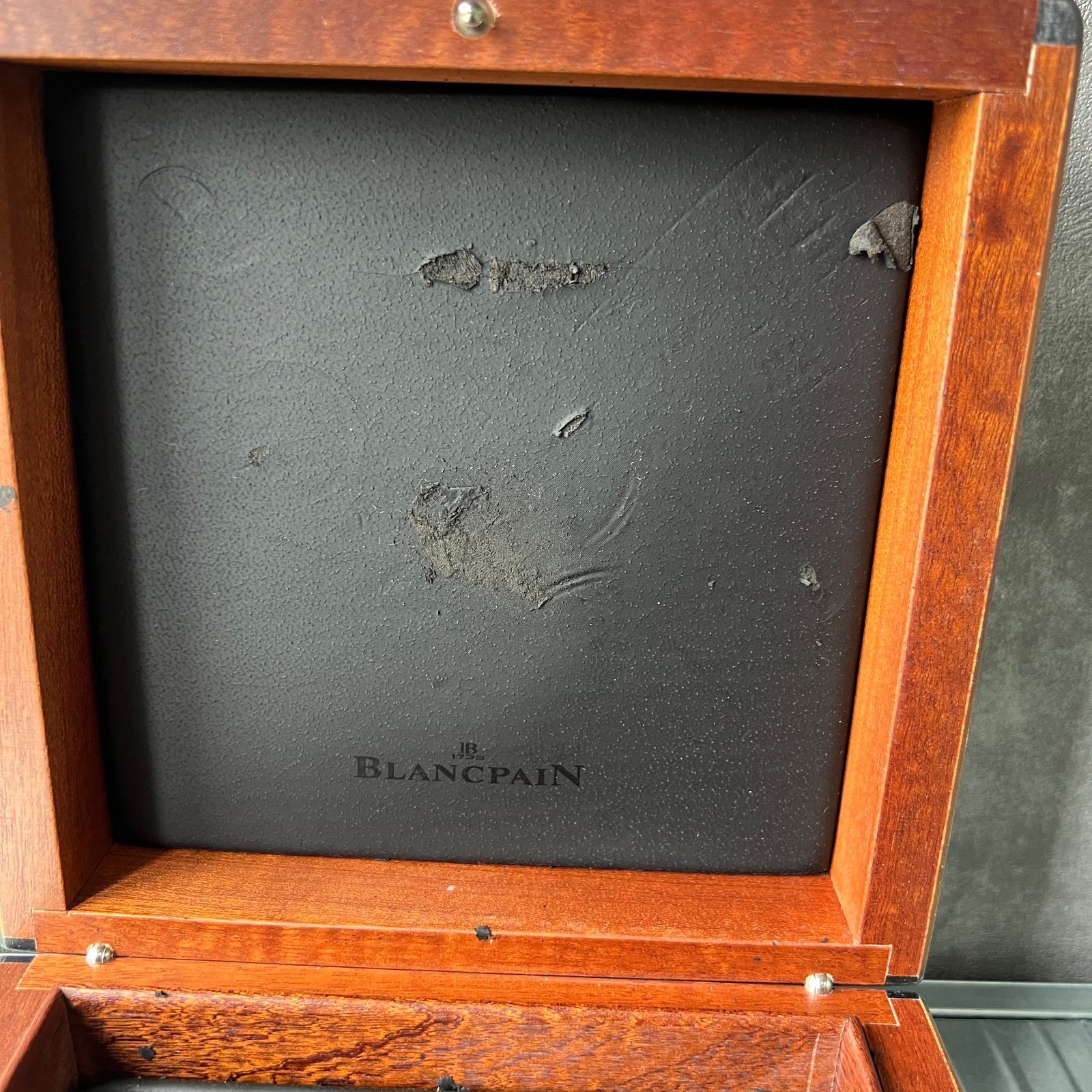 blancpain 空箱　ブランパン ブランパン BLANCPAIN 空箱 時計ケース BOX JUNK 天板にヒビあり