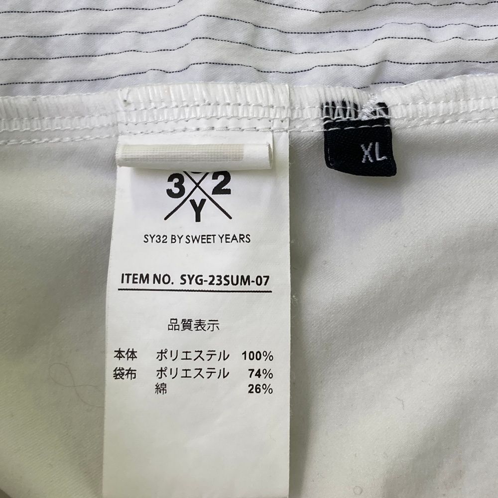 サイズ：XL SY32 BY SWEET YEARS GOLF エスワイサーティトゥ