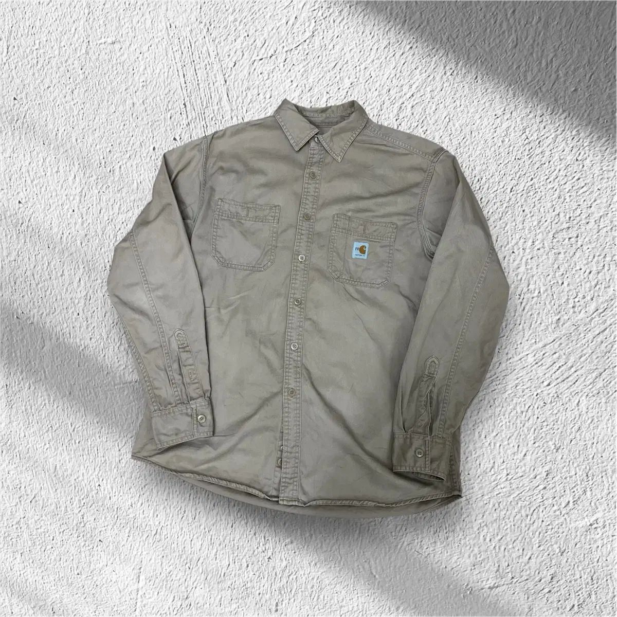 Carhartt(カーハート) リメイク シャツ ベージュ L