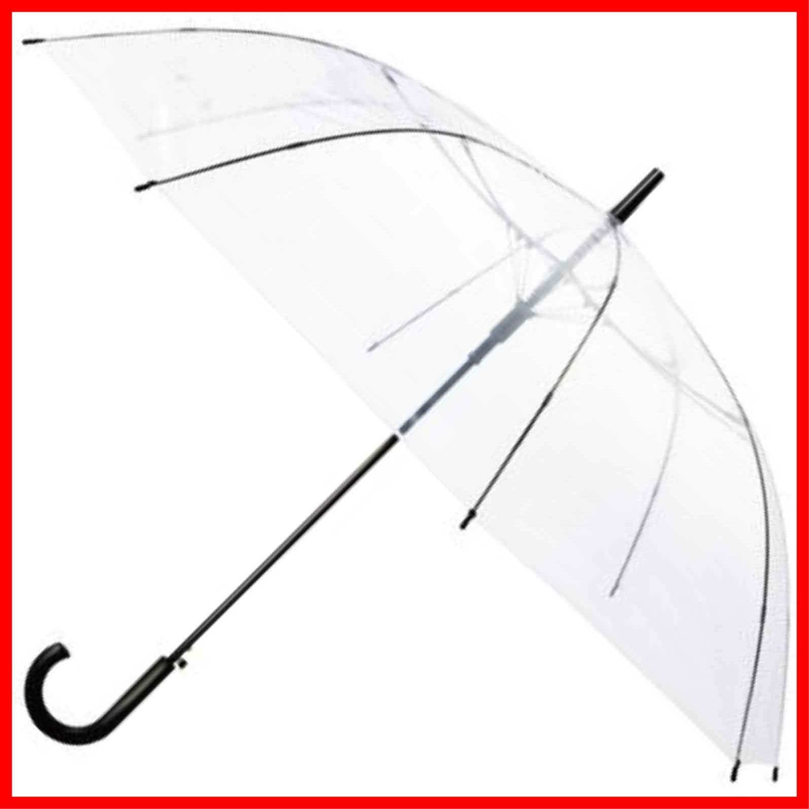 耐風 折れにくい 70 cm メンズ 親骨構造 大きい ジャンプ傘 開閉 黒 ワンタッチ 透明傘 グラスファイバー ビニール傘 ベーシック