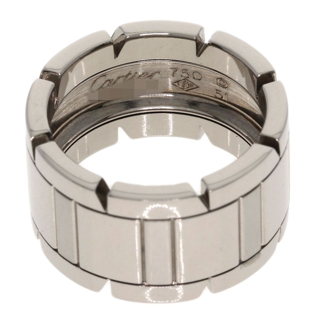 カルティエ タンクフランセーズ ダイヤモンド リング SM #51 750  